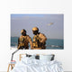 Seals aboard Rigid-hull Inflatable Wall Decal