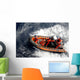 Sailors Conducting Small Boat Wall Decal