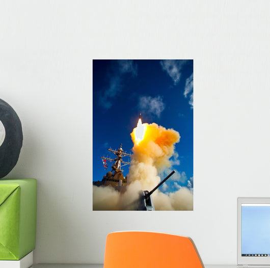 Aegis-class Destroyer Uss Hopper Wall Decal Design 2