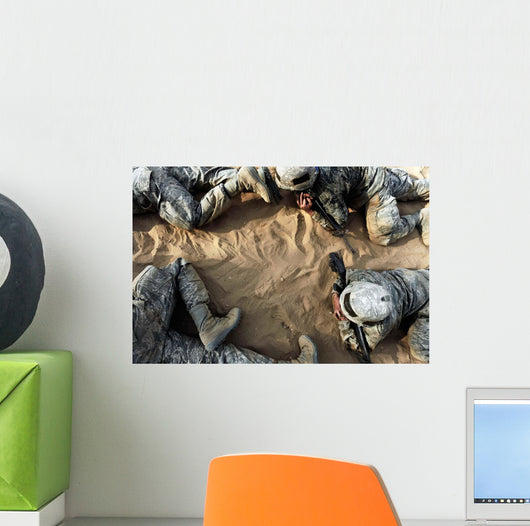 High Angle Basic Trainees Wall Decal
