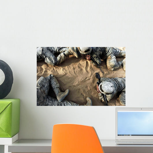High Angle Basic Trainees Wall Decal