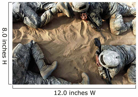 High Angle Basic Trainees Wall Decal