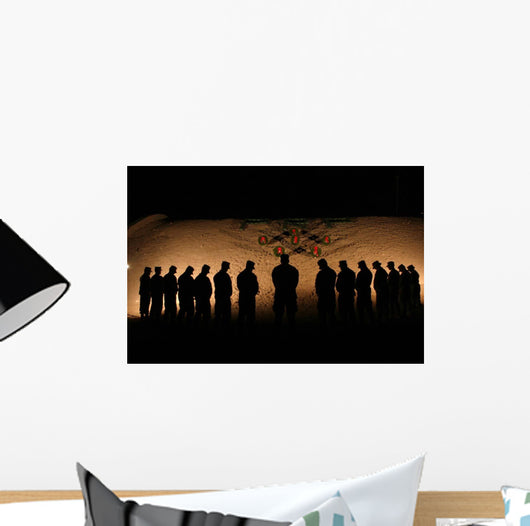 Us Marines Bowing Their Wall Decal