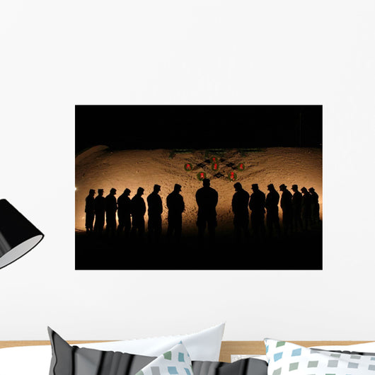 Us Marines Bowing Their Wall Decal