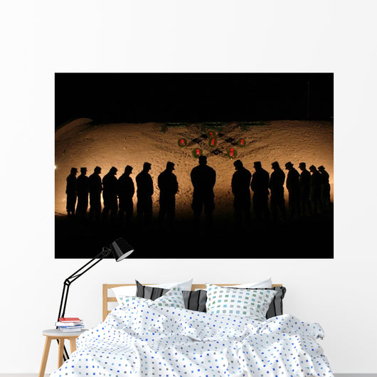 Us Marines Bowing Their Wall Decal