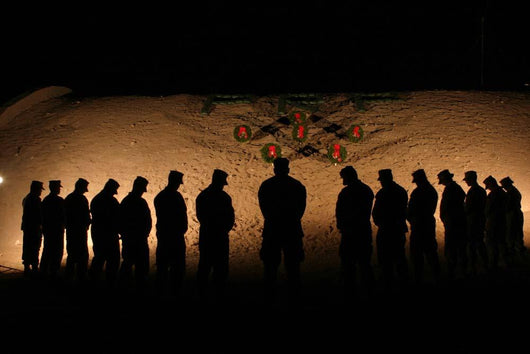 Us Marines Bowing Their Wall Decal