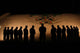 Us Marines Bowing Their Wall Decal