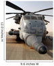 Ch-53e Super Stallion Helicopter Wall Decal Design 3