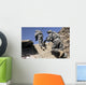 Soldiers Running up Staircase Wall Decal