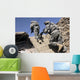 Soldiers Running up Staircase Wall Decal