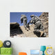 Soldiers Running up Staircase Wall Decal
