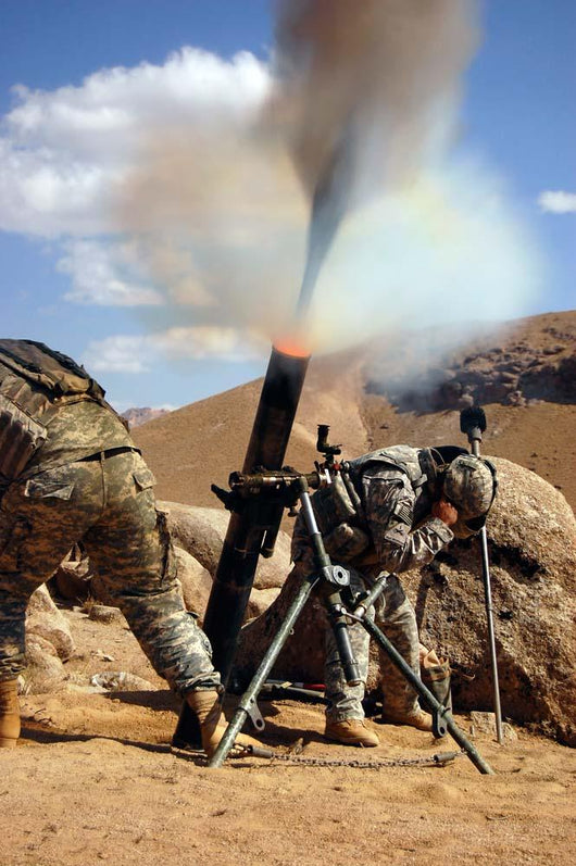 Us Army Soldiers Firing Wall Decal Design 2