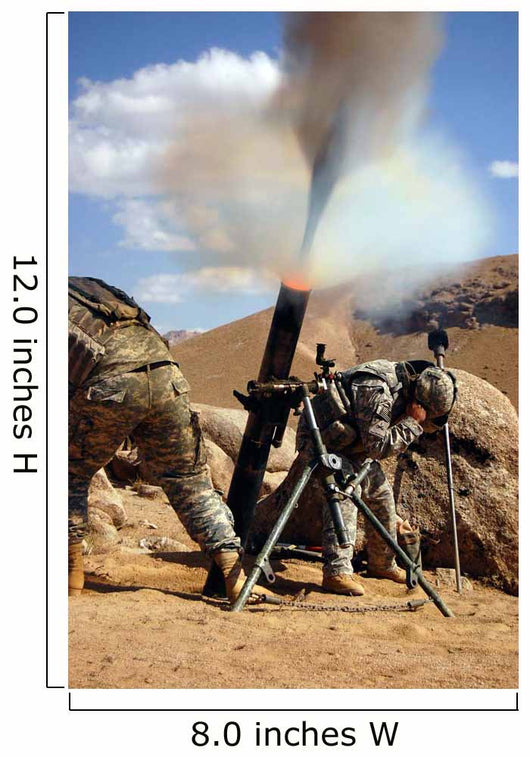 Us Army Soldiers Firing Wall Decal Design 2