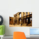 Soldiers Patrolling past Facade Wall Decal
