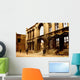 Soldiers Patrolling past Facade Wall Decal