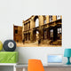 Soldiers Patrolling past Facade Wall Decal