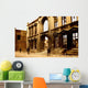 Soldiers Patrolling past Facade Wall Decal