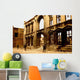 Soldiers Patrolling past Facade Wall Decal