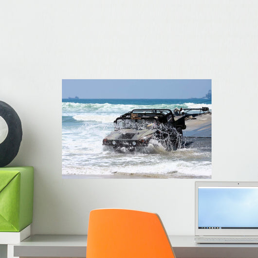Us Army Soldiers Offload Wall Decal