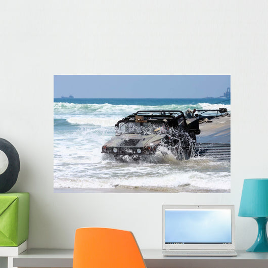 Us Army Soldiers Offload Wall Decal