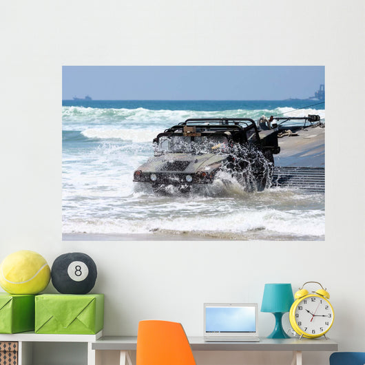 Us Army Soldiers Offload Wall Decal