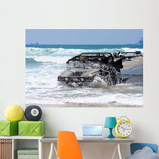 Us Army Soldiers Offload Wall Decal