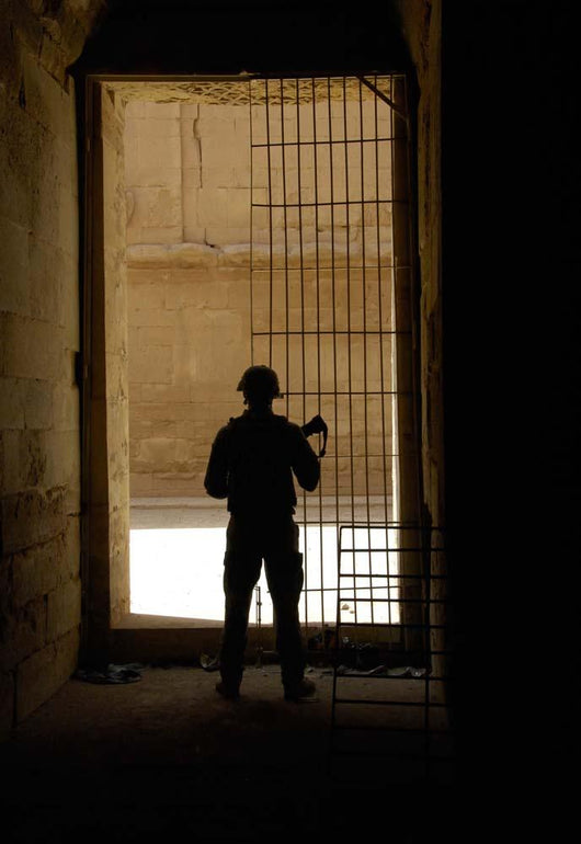 Us Army Soldier Checking Wall Decal
