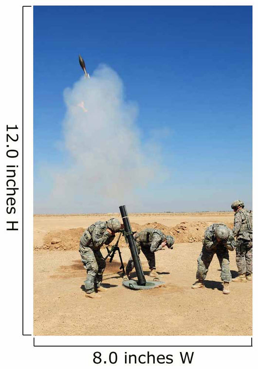 Us Army Soldiers Firing Wall Decal Design 3