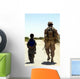 Rear Us Marine Walking Wall Decal