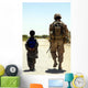 Rear Us Marine Walking Wall Decal