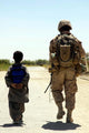 Rear Us Marine Walking Wall Decal