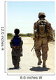 Rear Us Marine Walking Wall Decal