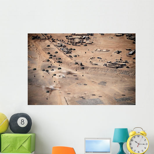 Container Delivery System Bundles Wall Decal Design 2