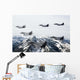 Six-ship Formation Aircraft Fly Wall Decal Design 1