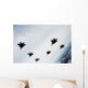 Six-ship Formation Aircraft Fly Wall Decal Design 2
