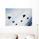 Six-ship Formation Aircraft Fly Wall Decal Design 2
