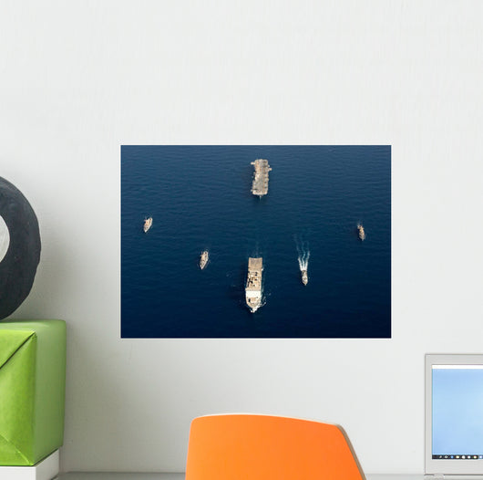Formation Ships Sea Wall Decal