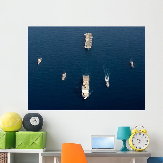 Formation Ships Sea Wall Decal