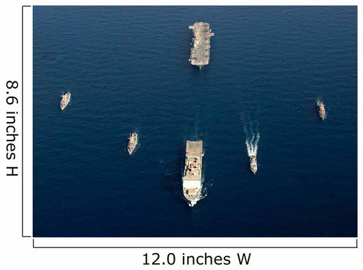 Formation Ships Sea Wall Decal