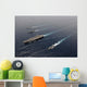 Formation Ships Traveling Sea Wall Decal