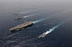 Formation Ships Traveling Sea Wall Decal