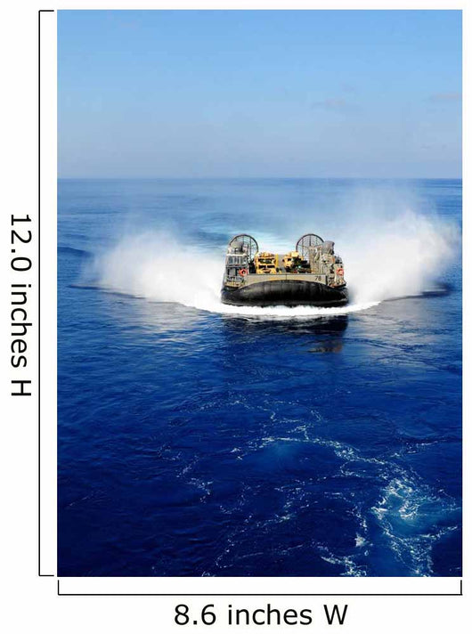 Landing Craft Air Cushion Wall Decal Design 2