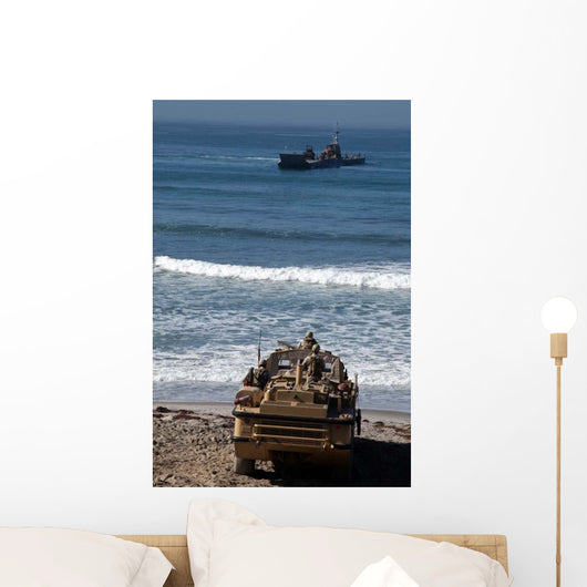 Marines Anticipate Arrival Improved Wall Decal