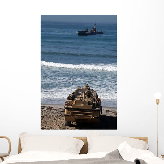 Marines Anticipate Arrival Improved Wall Decal