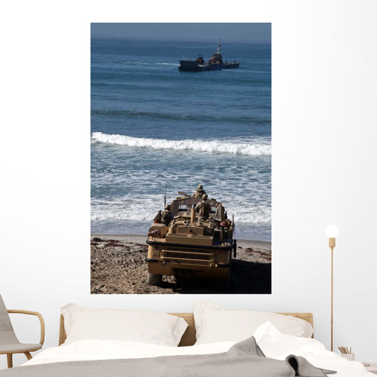 Marines Anticipate Arrival Improved Wall Decal