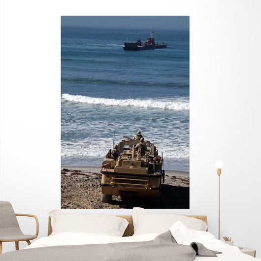 Marines Anticipate Arrival Improved Wall Decal