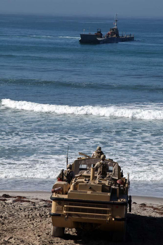 Marines Anticipate Arrival Improved Wall Decal