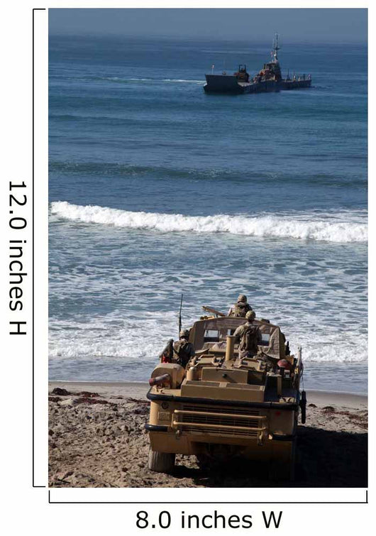 Marines Anticipate Arrival Improved Wall Decal