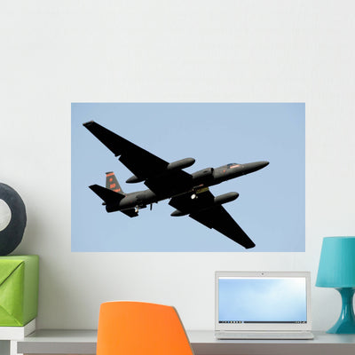 U-2 Dragon Lady Takes Wall Decal shown on a wall