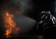 Firefighters Extinguish Simulated Cargo Wall Decal Design 3